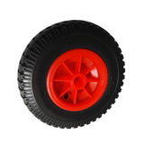 Maxbell Puncture Proof Rubber Tyres on Red Wheel - Kayak Trolley/Trailer Wheel M - Aladdin Shoppers