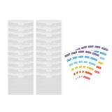 Maxbell 36 Pieces File Folders with 60 Index Tabs for Bill Receipt College