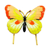 Maxbell Metal Bookmark Vintage Style Alloy Enamel Book Mark for Gift Reading Readers yellow