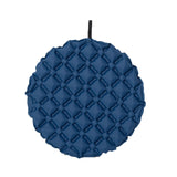 Maxbell Inflatable Seat Cushion Round Pad Foldable for Sporting Events Travel Hiking dark blue
