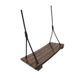 Maxbell Wooden Swing Seat Rustic Kids Room Swing for Bedroom Nursery Room Child Room