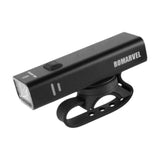 Bike Headlight, Rechargeable extreme-bright Front Light, Waterproof, Night Riding Black RL600 Standard