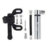 Maxbell Maxbell Mini Bike Pump Compact Tire Pump Inflator 120PSI for Soccer Balloon Silver