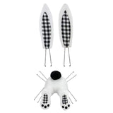 Maxbell 2 Set Easter Decor Wreath Kit Cute Bunny with Ears DIY