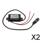Maxbell 2xCar DC8V-12V to 5V 3A Hard Wired  Converter Single USB Power Supply