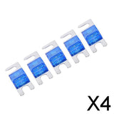 Maxbell 4x5 Pieces Mini ANL Bolt Fork Fuse Kit Car Audio Circuit Breaker 60A