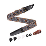 Maxbell Maxbell Guitar Strap Leisure Guitar Accessories for Beginner Classical Guitar Banjos brown
