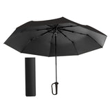 Maxbell Folding Umbrella Practical Travel Sunshade Umbrella for Trips Hiking Camping black