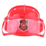 Maxbell Children Fireman Helmet Firefighter Hat Fancy Dress Accessories Kids Halloween Party Role Play Toy - Aladdin Shoppers