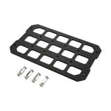 Maxbell Generic Motorcycle Tail Box Molle Panel Multifunctional Sturdy Mount Plate
