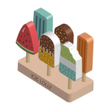 Maxbell Ice Cream Toy Set Education Toy Pretend Toy for Age 2-4 Gifts Girls and Boys