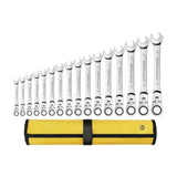 Maxbell Ratcheting Combination Wrench Set 16x Spanner for Plumbing Installation Bike