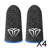 Maxbell 4xPhone Gaming Finger Sleeves Breathable Gaming Finger Sleeves for Mobile Game