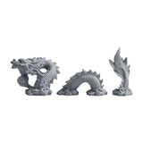 Maxbell Dragon Statue Set Gift Decorative Ornament Sculpture for Yard Shop Fireplace