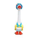 Maxbell Duck Statue Miniature Landscape Collectible Goose Statue for Porch Yard Lawn B