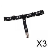 Maxbell 3xElastic Punk Gothic Garter Leg Chain Punk Garter Belt for Halloween Festival
