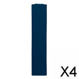 Maxbell 4xElastic Band Pen Holder Pen Sleeve for Hardcover Journals Planners Notebooks Dark Blue