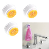 3pcs Wall Mount Tea Towel Holder Push in Dish Cloth Kitchen Tea Towel Rack