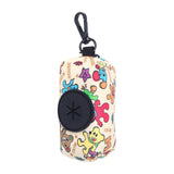 Pet Waste Bag Dispenser for Pooper with Buckle Clip Dog Poop Bag Holder Beige - Aladdin Shoppers