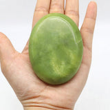 Maxbell Maxbell Natural Jade Hot Massage Stone for Facial Body Hot Stone Spa Massage 6 x 8cm