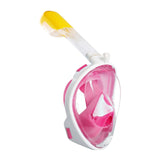 Maxbell Snorkel Mask Full Face Snorkeling Diving Mask Goggles Pink S M - Aladdin Shoppers