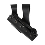 Maxbell Belt Sword Sheath Cosplay PU Leather for Cosplay Party Christmas Theme Party black