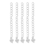 5 Piece 925 Sterling Silver Extender Chain for Jewelry Making Findings 5cm