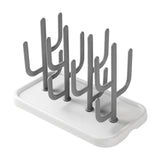 Maxbell Bottle Dry Rack Countertop Easy to Clean Dryer Rack for Cups grey