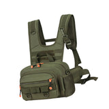 Maxbell Men Outdoor Chest Bag Zipper Organizer Chest Pack for Running Hiking Workout Style C