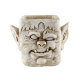 Funny Head Face Statue Flowerpot Plant Pot Polyresin for Decorating Entrance Vampire