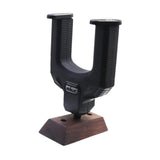 Maxbell Guitar Hanger Wall Mount Hook Stand for Acoustic Guitar Electric Guitar Bass Black Walnut
