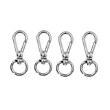 Maxbell 8 Metal Swivel Clasps Lanyard Snap Hook Lobster Claw Clasp Jewelry Findings
