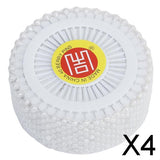 Maxbell 4x480 White Faux Pearl Head Dressmaking Wedding Decorating Sewing Pins Craft