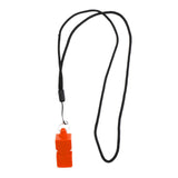 Maxbell Plastic Whistle with Lanyard for Emergency Survival Marine Safety Orange - Aladdin Shoppers