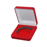 Maxbell Challenge Coin Box for Collector Collection Case for Challenge Display Medal Red
