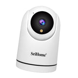 Maxbell Indoor Security Camera Easy to Set up 2 Way Audio Compact Color Night Vision