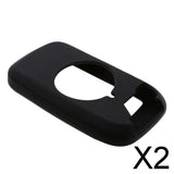 Maxbell 2xSilicone Case Protector For Garmin Edge1000 GPS Bike Computer Cover Black