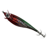 Maxbell Luminous Squid Jigs Hook Glow Float Minnow Lure for All Waters Freshwater red green