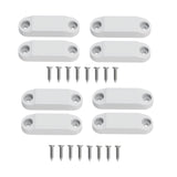 Maxbell RV Magnetic Door Holder Premium RV Magnetic Baggage Door Catch  4 Set White