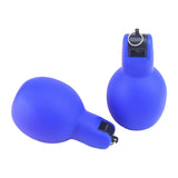 Maxbell 2 Pieces Hand Squeeze Whistles Manual Loud for Training Referees Home School Blue