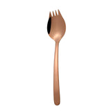 Maxbell Outdoor Stainless Steel Spoon Spork Practical Cutlery Flatware Rose Gold