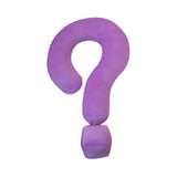 Soft Throw Pillow Lightweight Question Mark Pillow for Office Girls Bedroom Purple