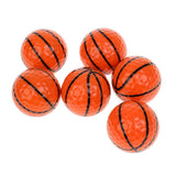 Maxbell 6 Pieces Basketball Pattern Novelty Golf Balls Set Practice Golf Accessory - Aladdin Shoppers