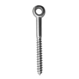 Maxbell 2Pieces Marine Grade 316 Stainless Steel Threaded Screw Lifting Eye Bolt