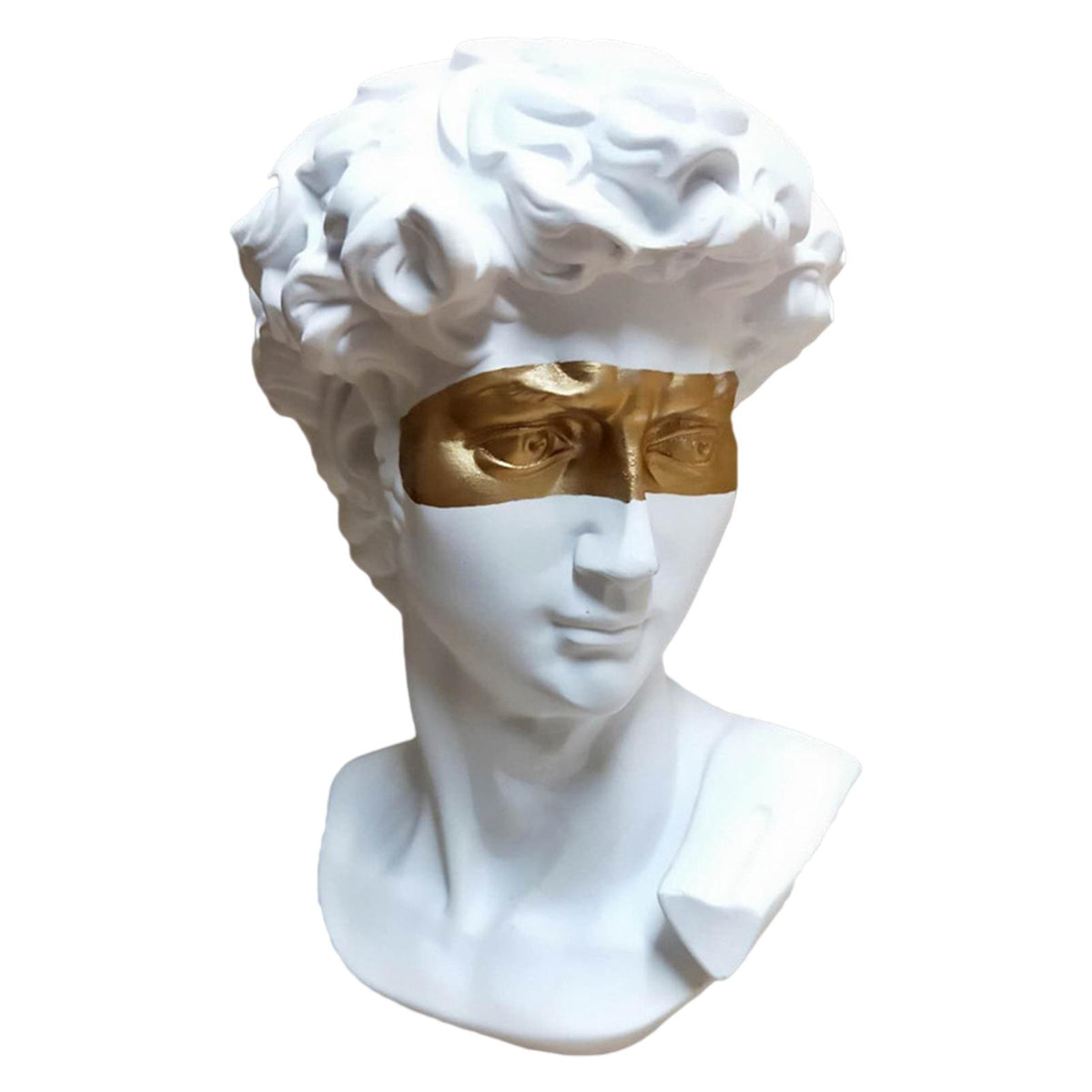Maxbell Maxbell David Head Portraits Bust Resin Statue Sculpture Home Artist White