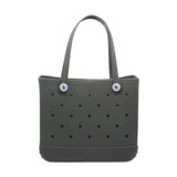Maxbell Beach Bag Summer Supplies Waterproof Portable Storage Bag Sport Basket Grey