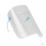 25x Safety Full Face Shield All-Round Goggles Face Cover Visor Hat Dustproof