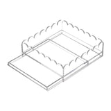 Maxbell Acrylic Tray with Drawer Anti Slip Pad Acrylic Serving Trays for Arts Photos L