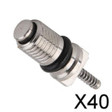 Maxbell 40xR134a-2 Car Automobile Air Conditioning Repair Bit Standard Valve Caps Core