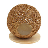 Maxbell Maxbell Handmade Pet Hamster Vines Rattan Nest House Small Animal Supplies Brown L